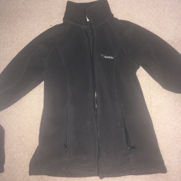 black columbia zip up